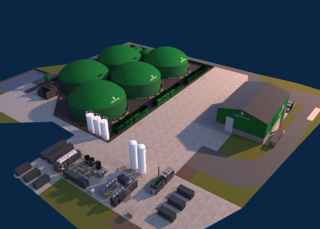 HoSt Bioenergy Systems biogas plant for Grosvenor Farms