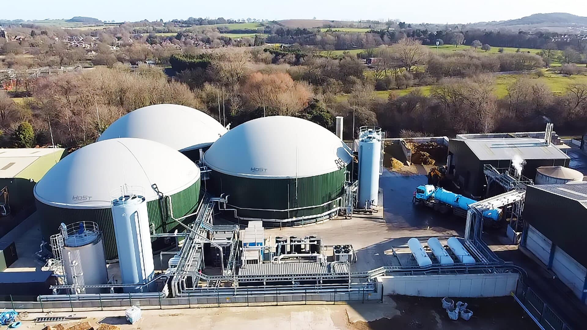 organic waste to biomethane at Stanton Recycling