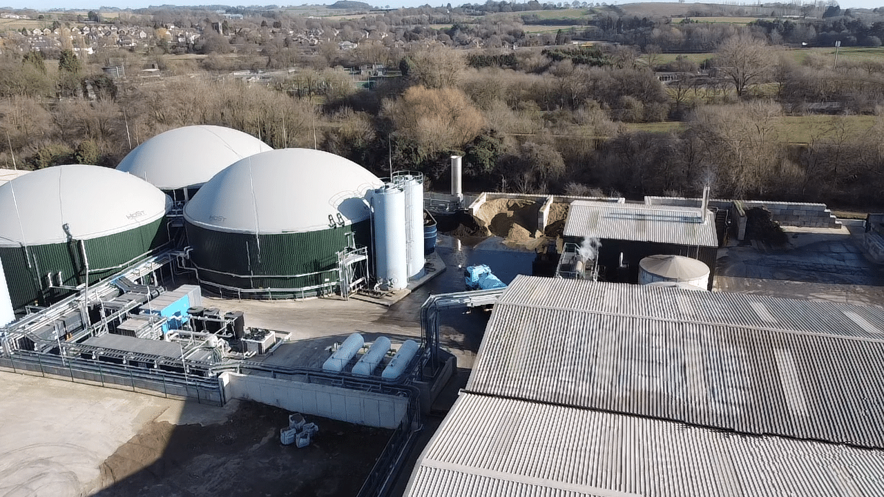 biogas plant for municipal organic waste