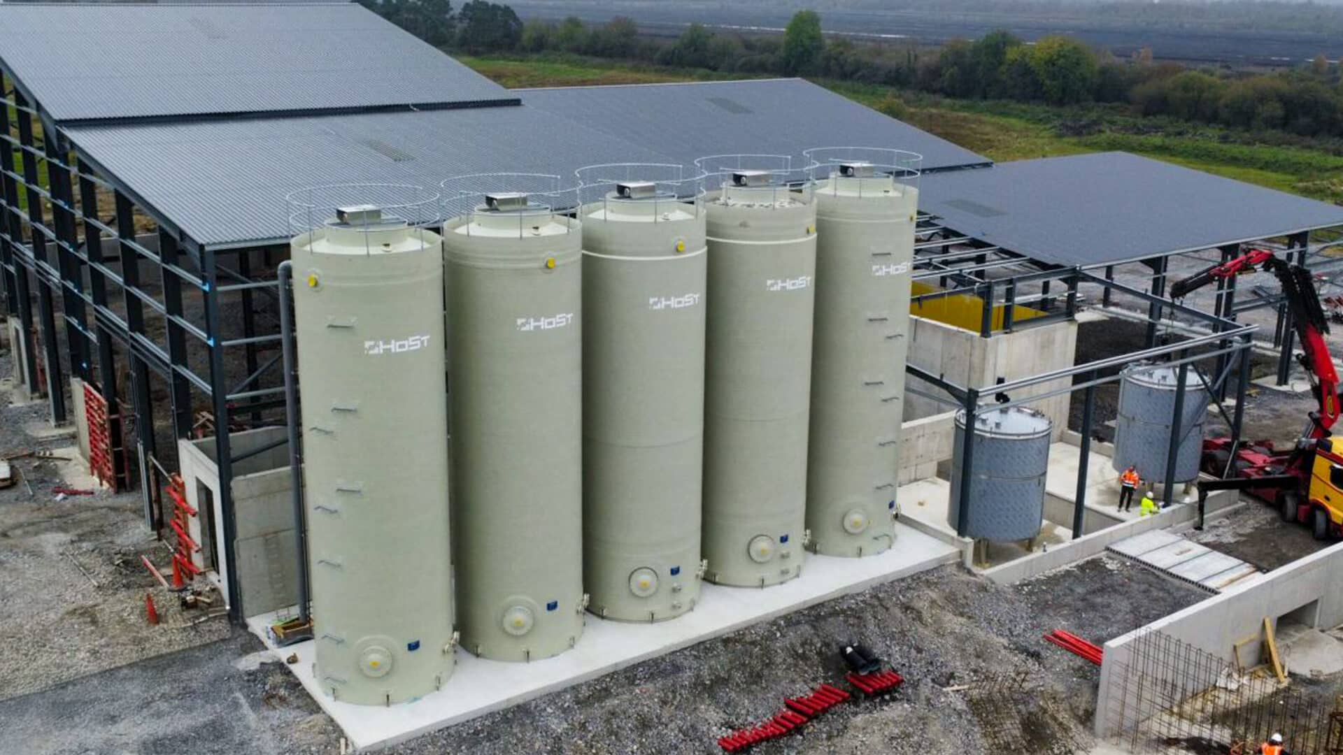 Ireland's tanks take shape in biogas project site