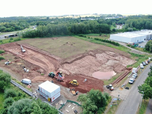 Start of groundwork on site - Chemnitz CHP