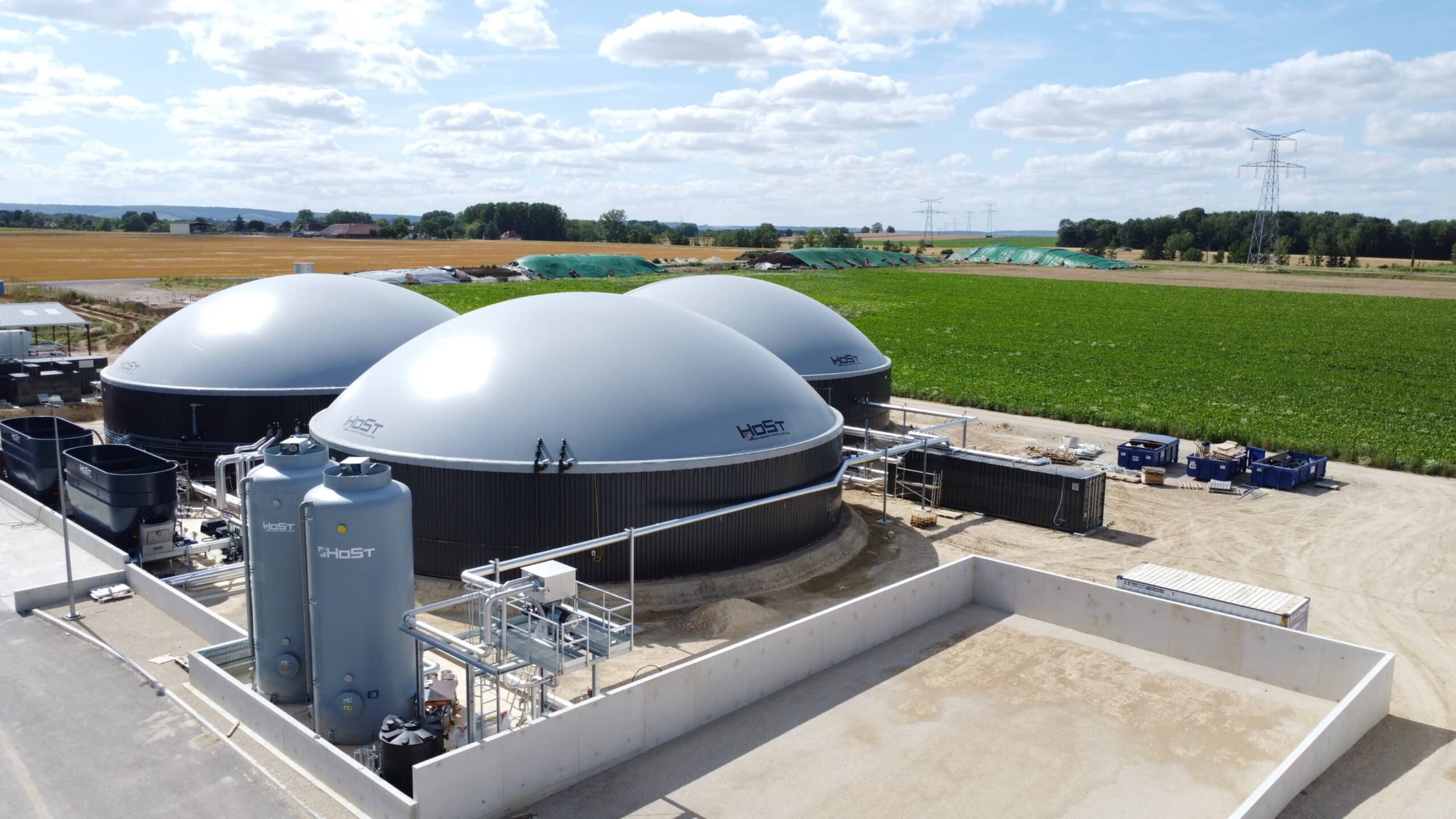 Projet France : installation de biogaz à partir de résidus organiques ...