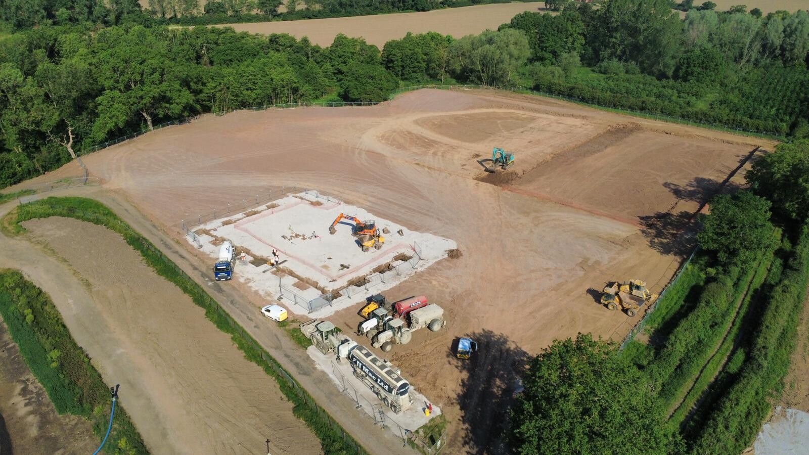Building site at Grosvenor Estate