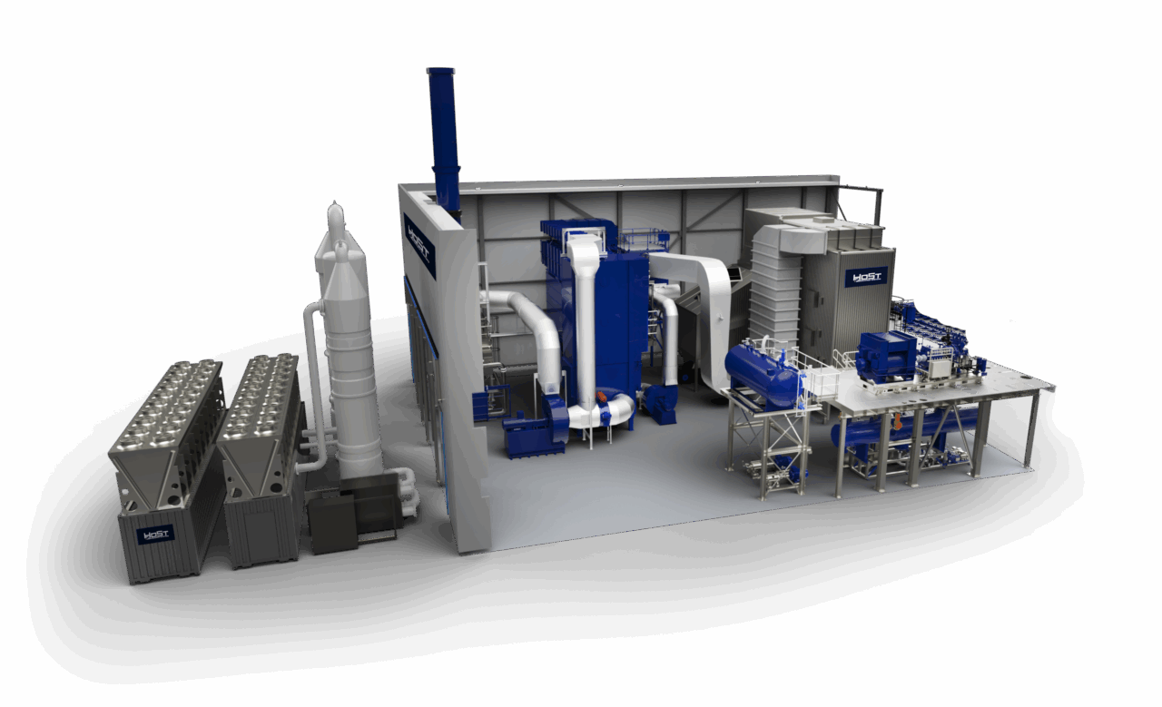 Biomass and waste-fired boiler plants | HoSt Group